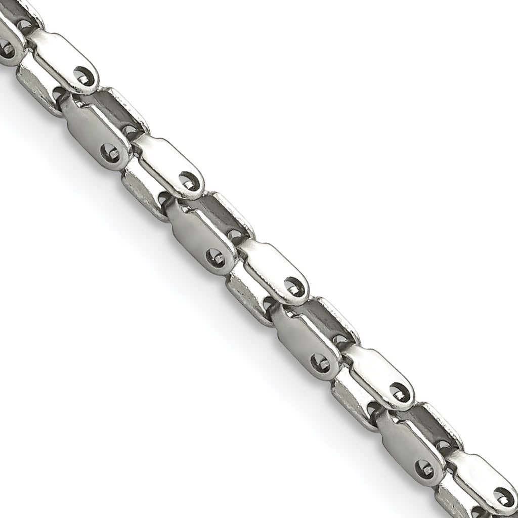 Chisel Stainless Steel Polished Fancy Link Chain