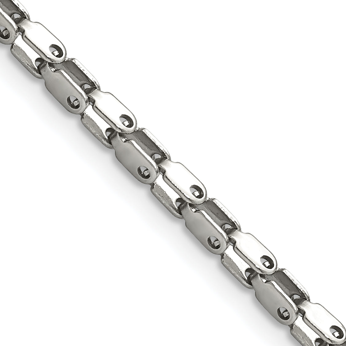 Chisel Stainless Steel Polished Fancy Link Chain