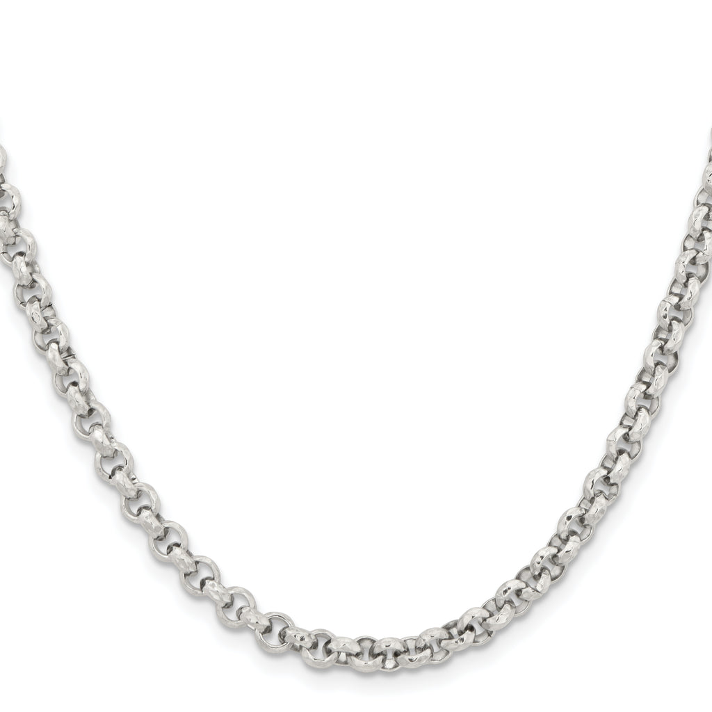 Stainless Steel Rolo Chain Necklace 5mm