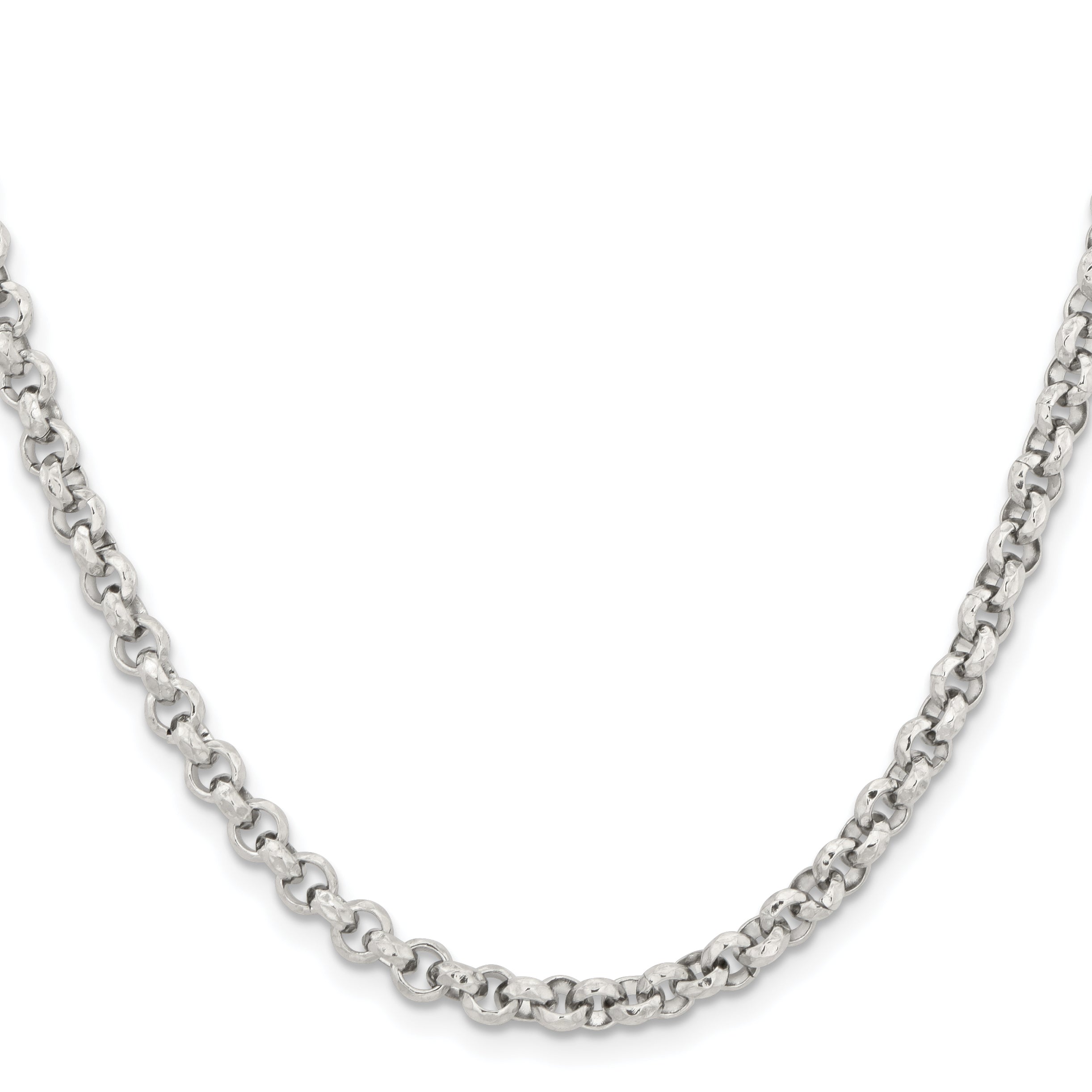 Stainless Steel Rolo Chain Necklace 5mm