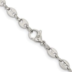Stainless Steel Polished Fancy Link 22in Chain