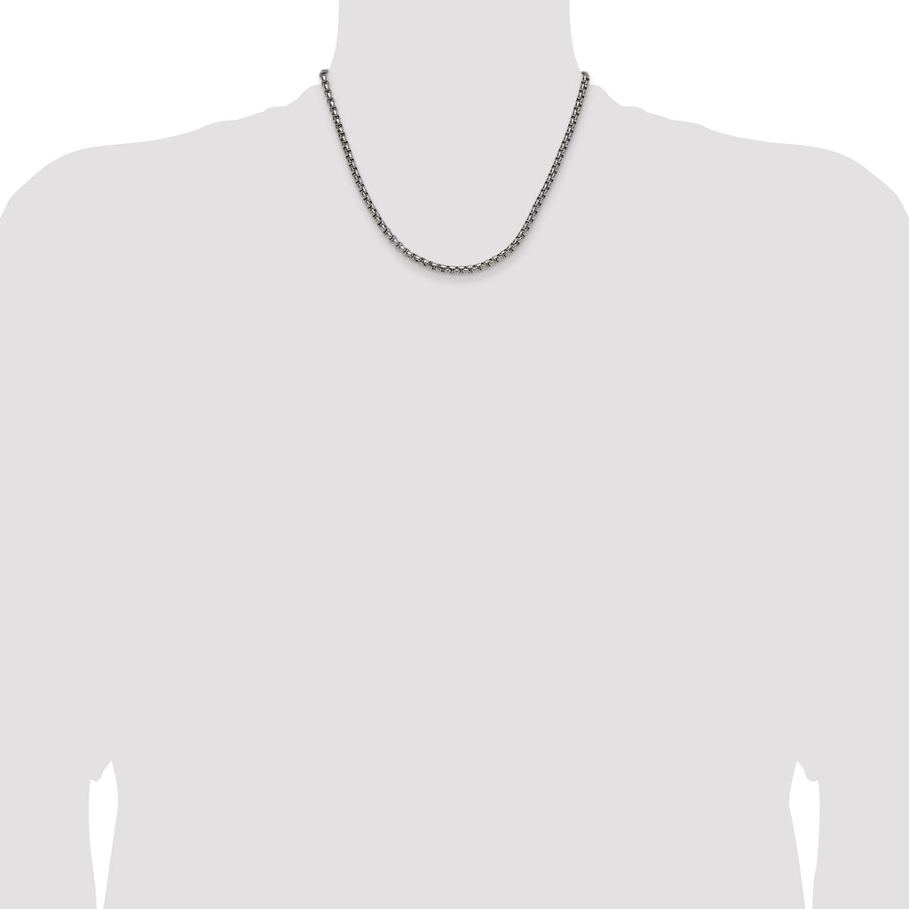 Stainless Steel Box Chain Necklace 3.9mm