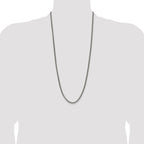 Chisel Stainless Steel Polished 3.9mm Rounded Box Chain