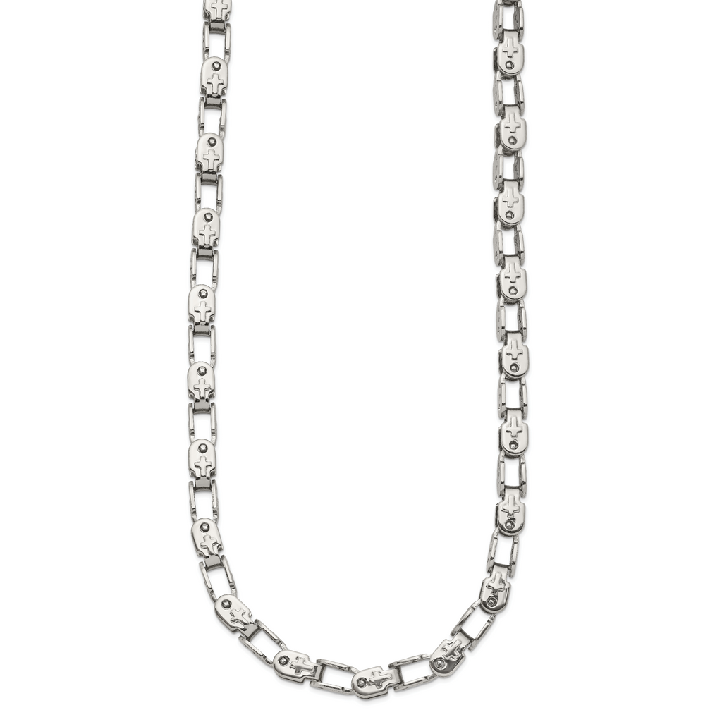 Chisel Stainless Steel Polished Fancy Link Chain