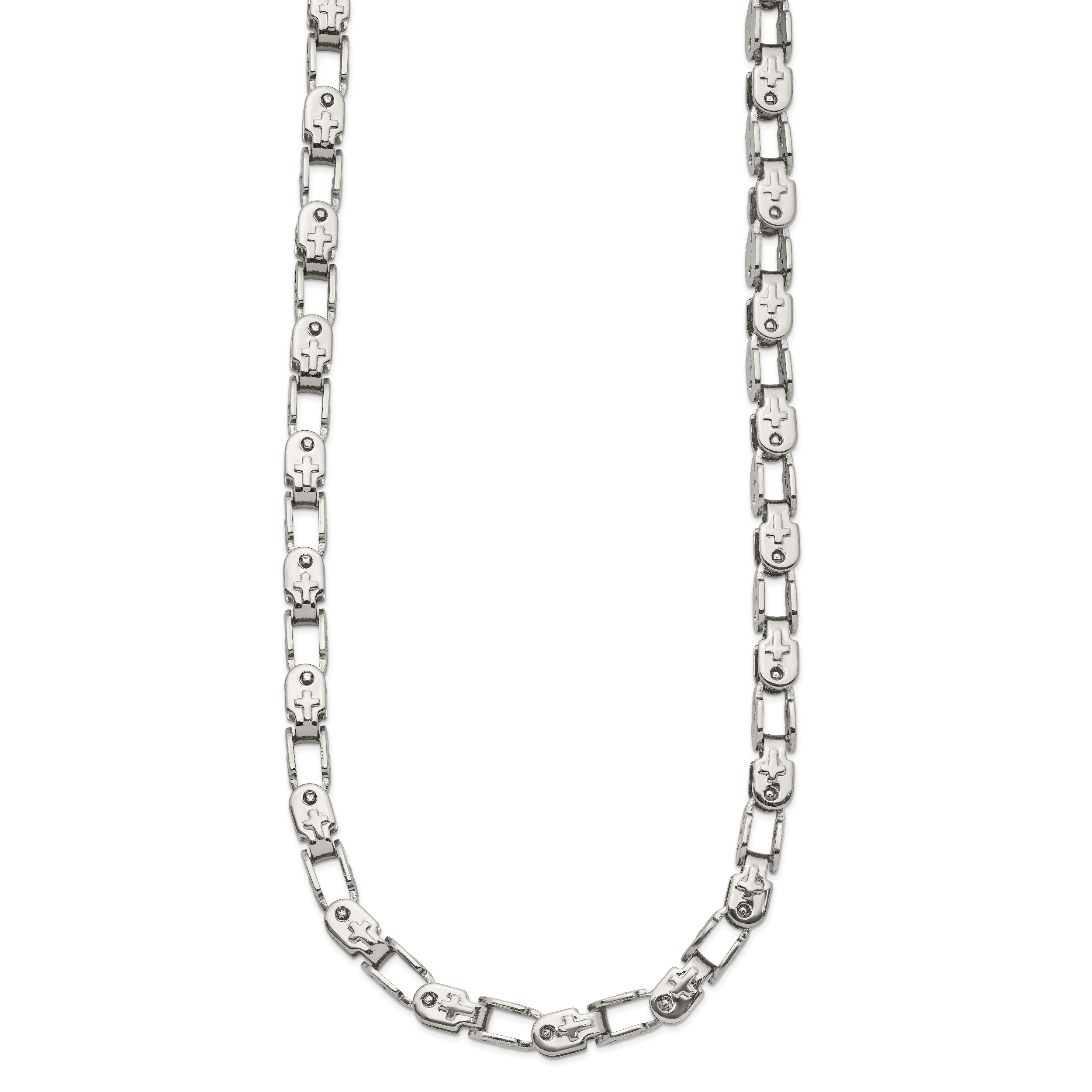 Women's Stainless Steel Open Link Chain Necklace 5.5mm