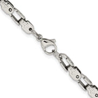 Chisel Stainless Steel Polished Fancy Link Chain