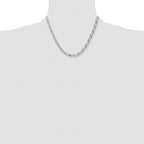 Women's Stainless Steel Open Link Chain Necklace 5.5mm