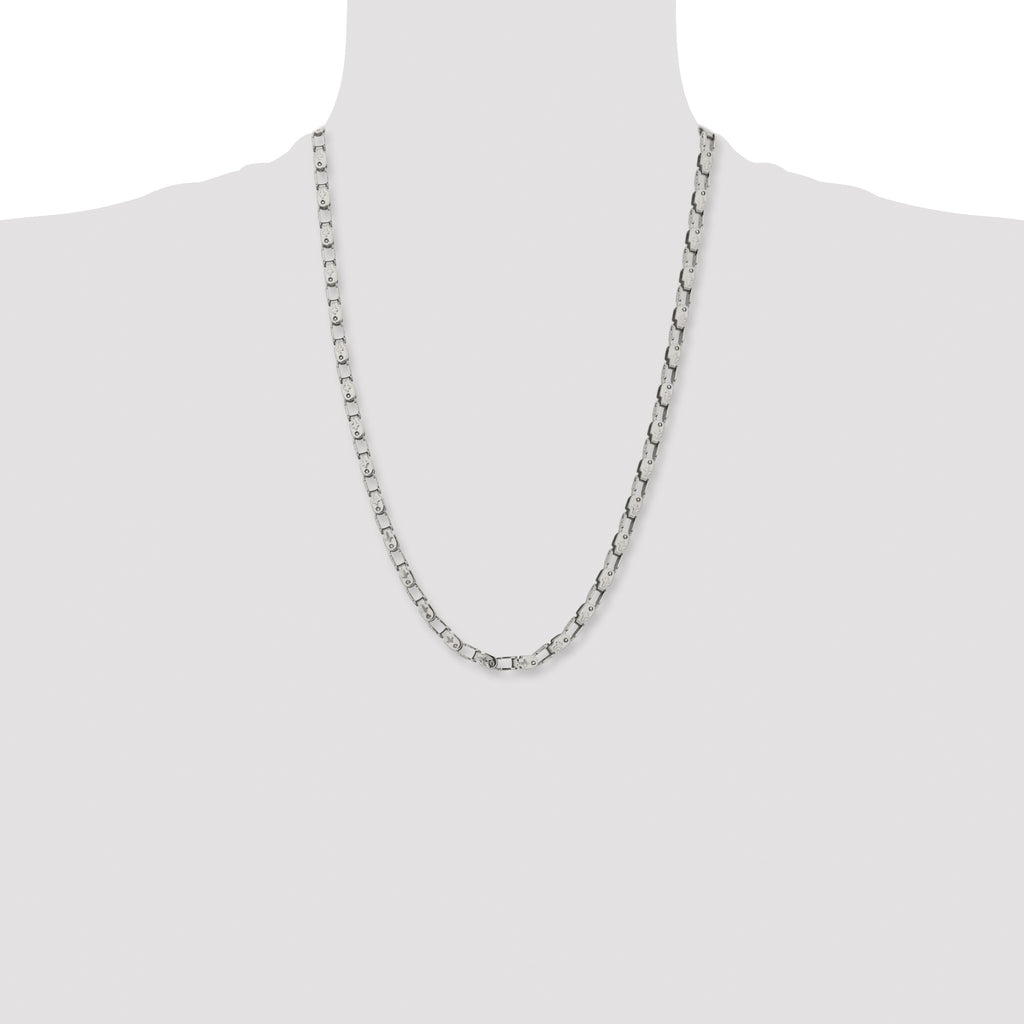 Chisel Stainless Steel Polished Fancy Link Chain