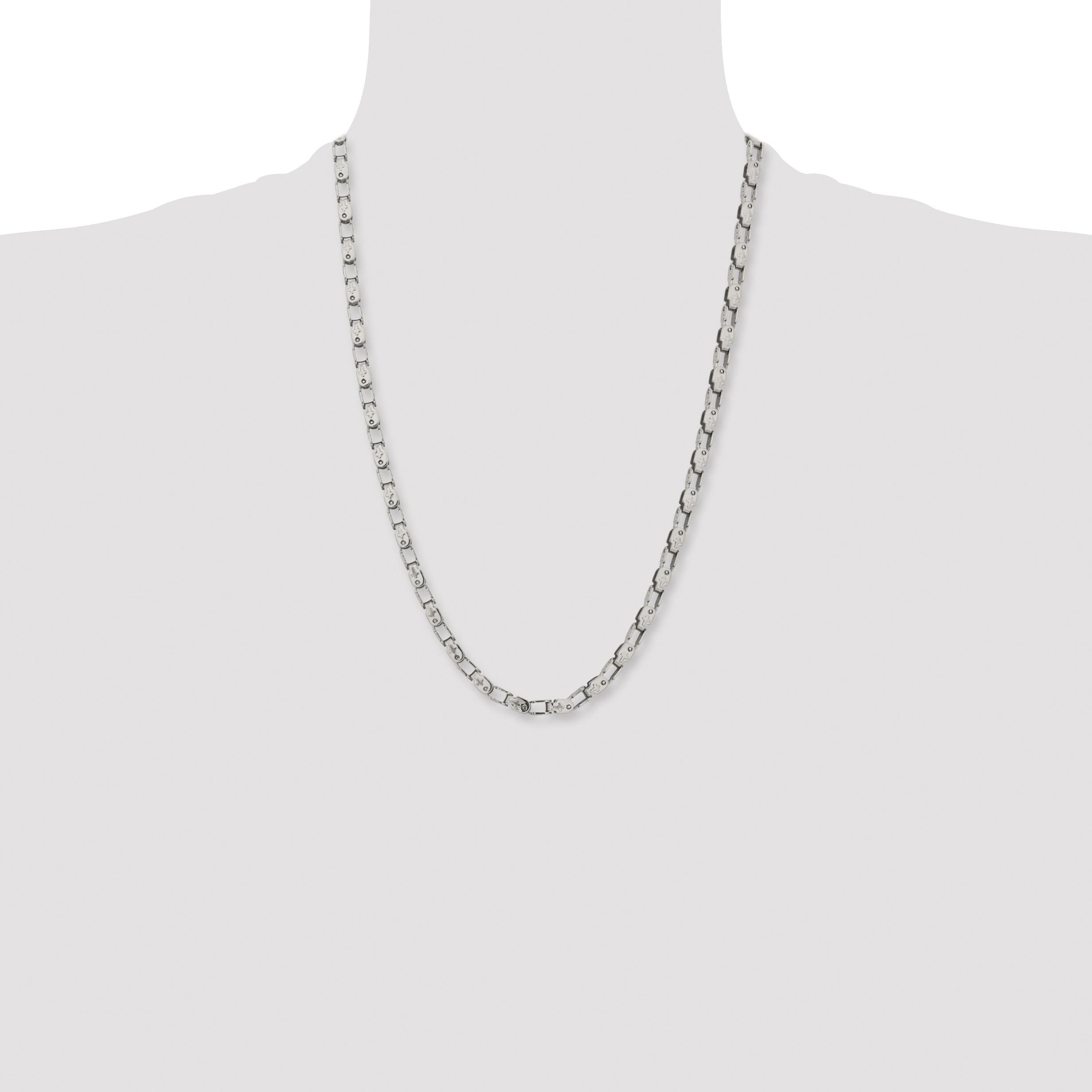 Chisel Stainless Steel Polished Fancy Link Chain