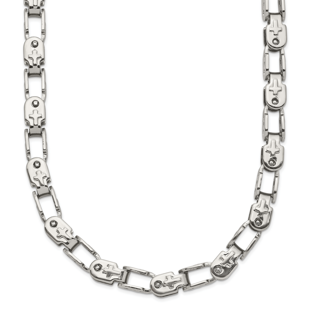 Women's Stainless Steel Open Link Chain Necklace 5.5mm