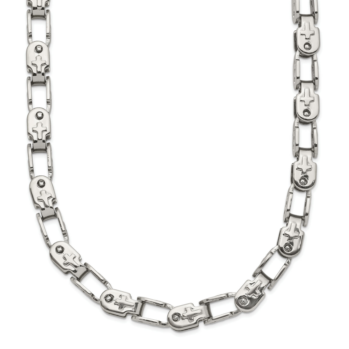 Chisel Stainless Steel Polished 22 inch Fancy Link Chain