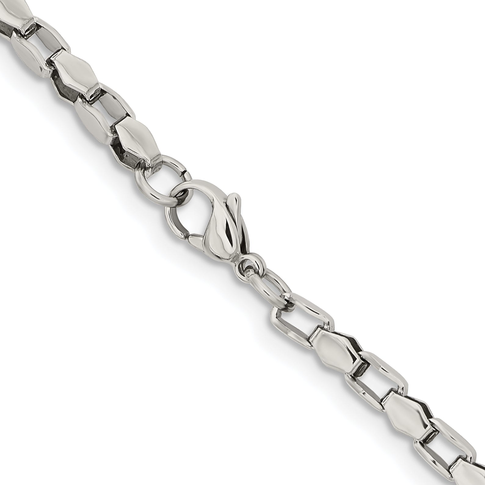 Stainless Steel Polished Fancy Link Chain