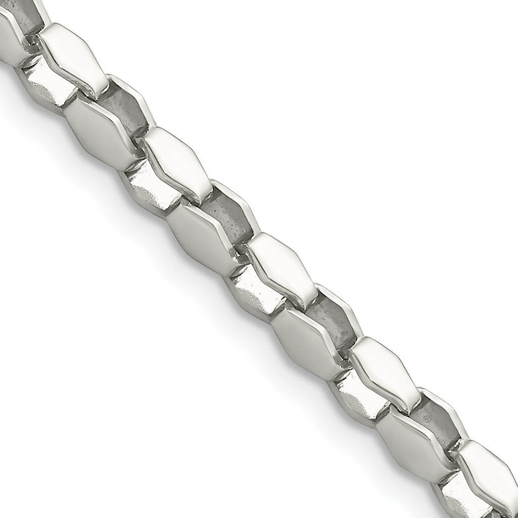 Women's Stainless Steel Open Link Chain Necklace 3.5mm