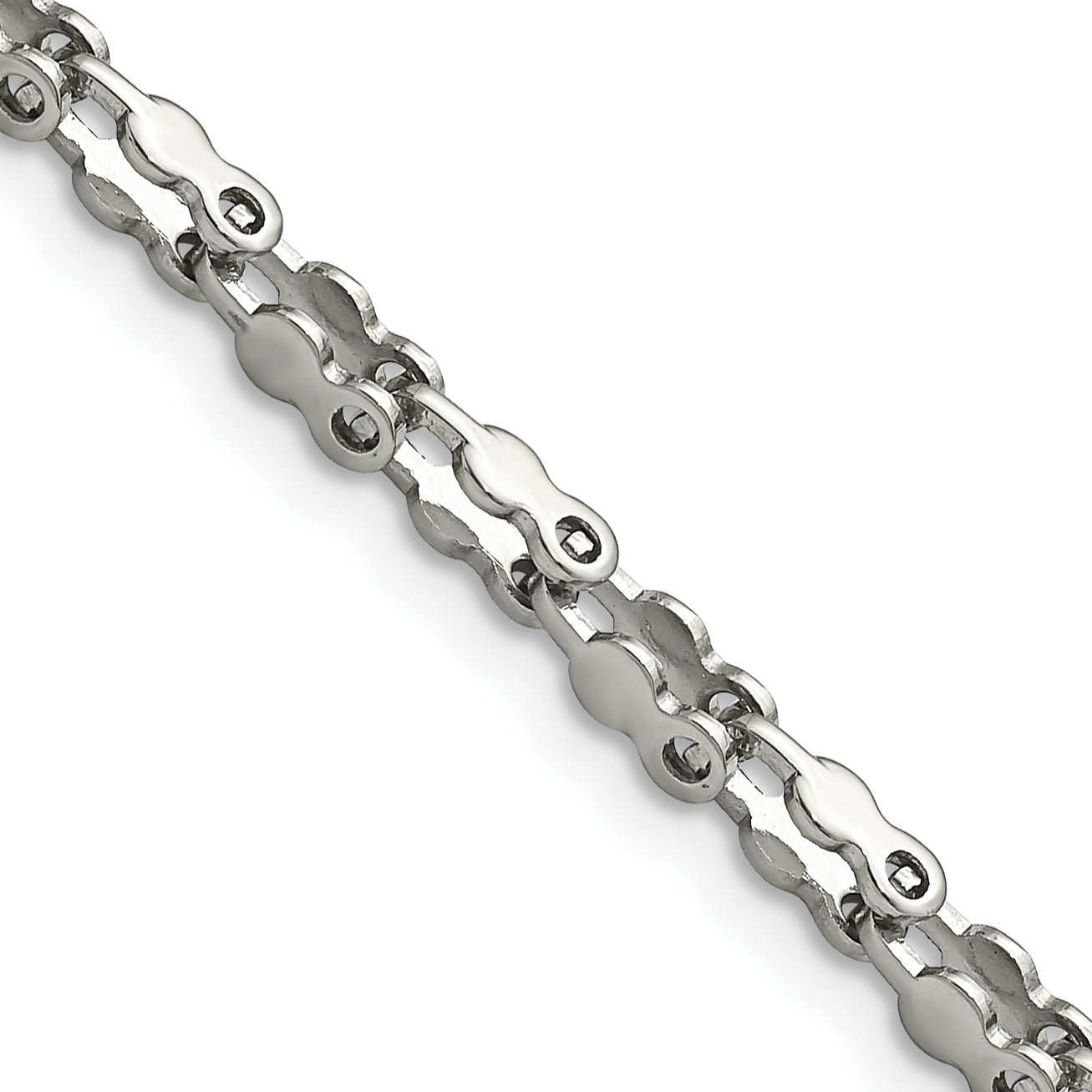 Women's Stainless Steel Open Link Chain Necklace 3.4mm Main image