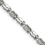 Women's Stainless Steel Open Link Chain Necklace 3.4mm