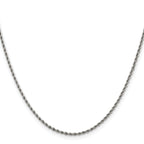 Chisel Stainless Steel Polished 1.5mm 22 inch Rope Chain