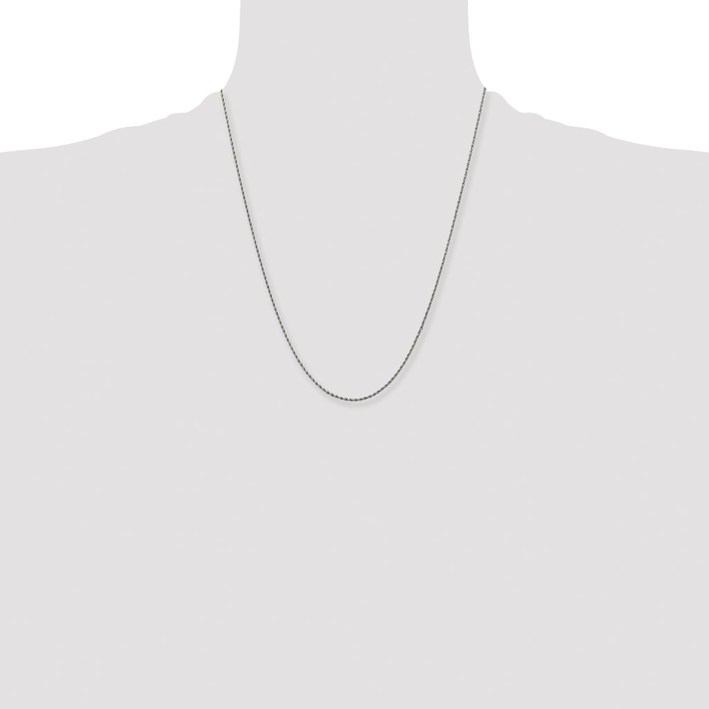 Chisel Stainless Steel Polished 1.5mm 22 inch Rope Chain