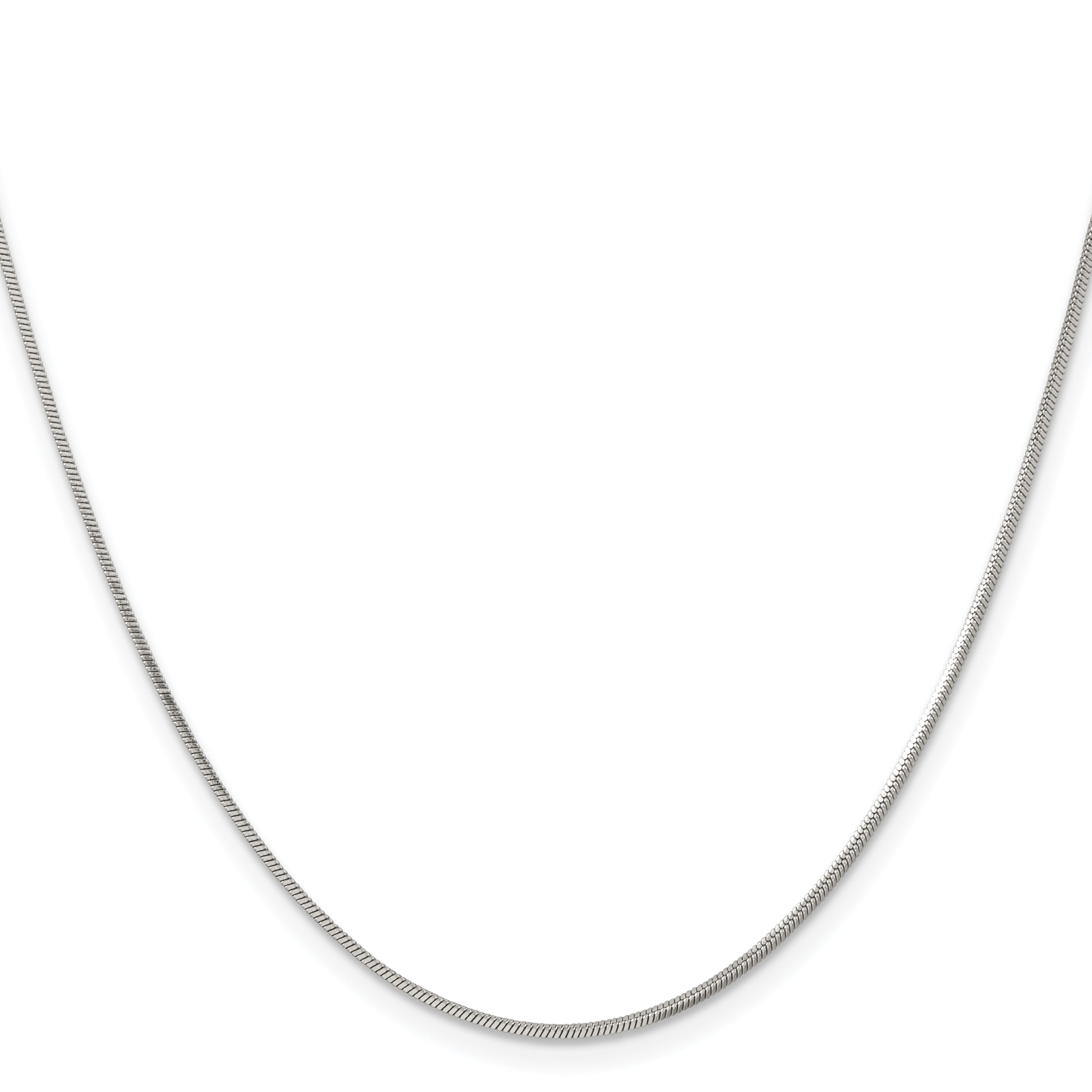 Chisel Stainless Steel Polished 1.2mm Square Snake Chain Secondary image