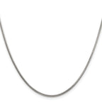 Chisel Stainless Steel Polished 1.5mm Square Snake Chain