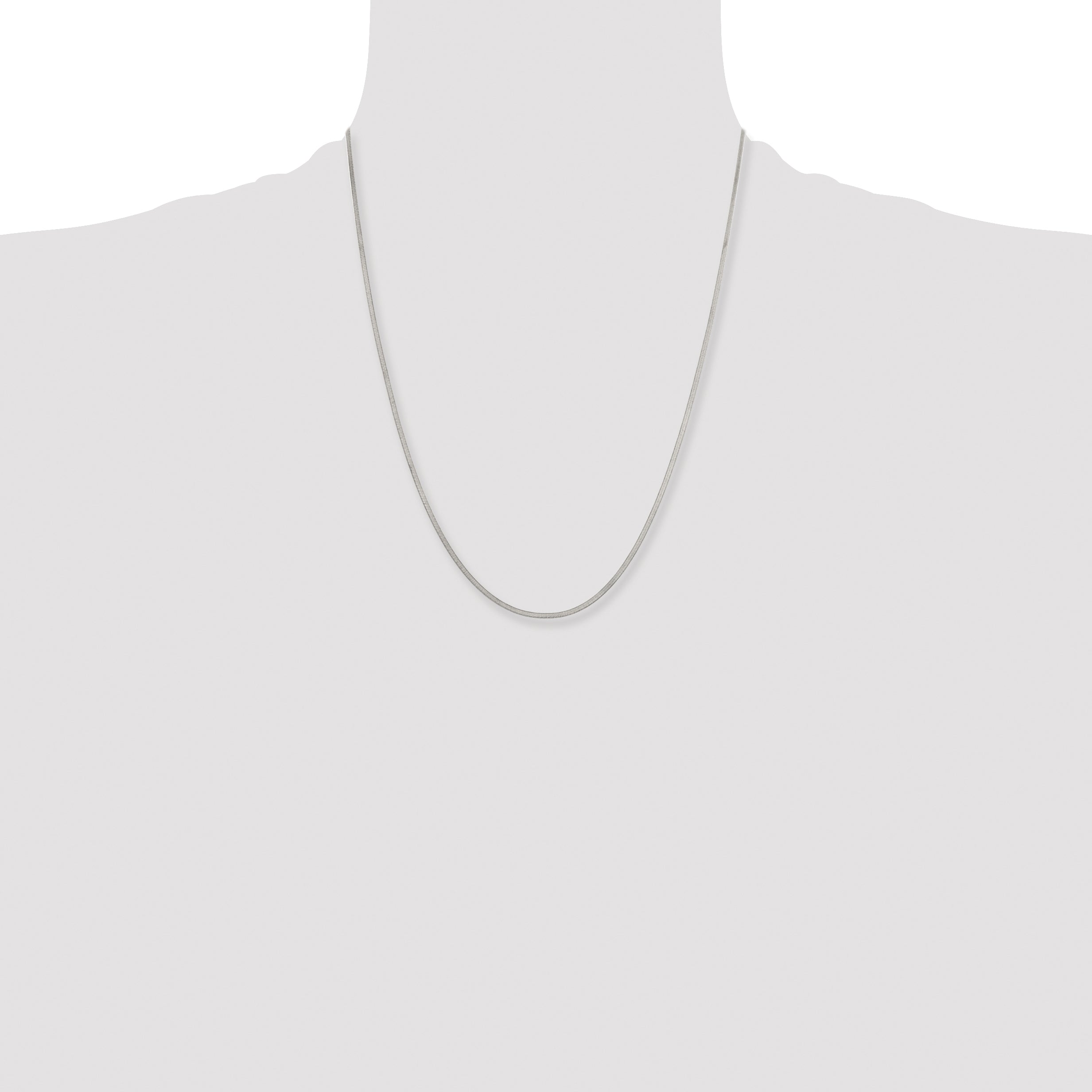 Chisel Stainless Steel Polished 1.8mm 22 inch Herringbone Chain