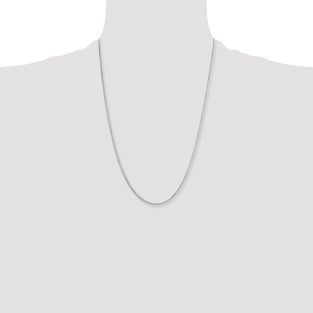 Chisel Stainless Steel Polished 1.8mm Herringbone Chain