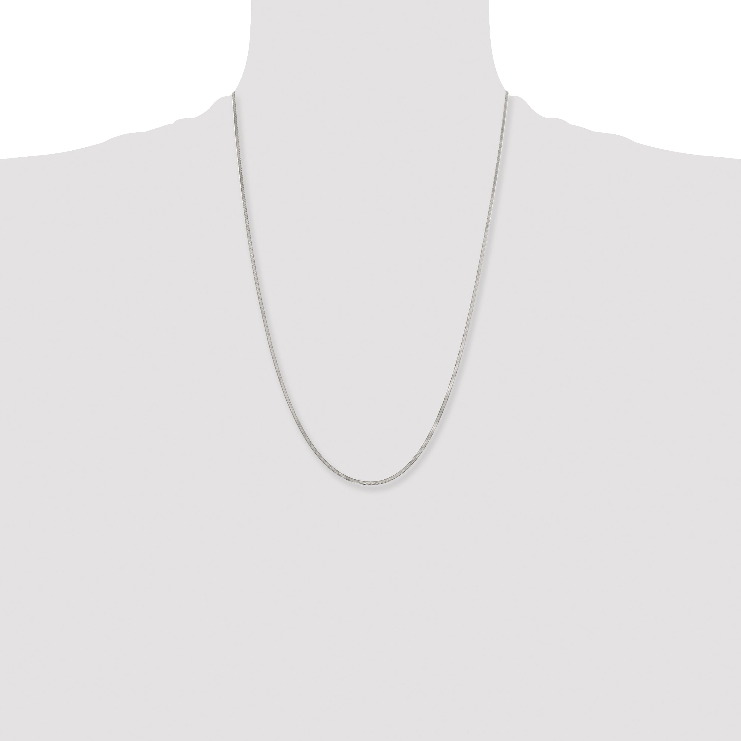 Chisel Stainless Steel Polished 1.8mm Herringbone Chain