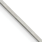 Chisel Stainless Steel Polished 1.8mm Herringbone Chain