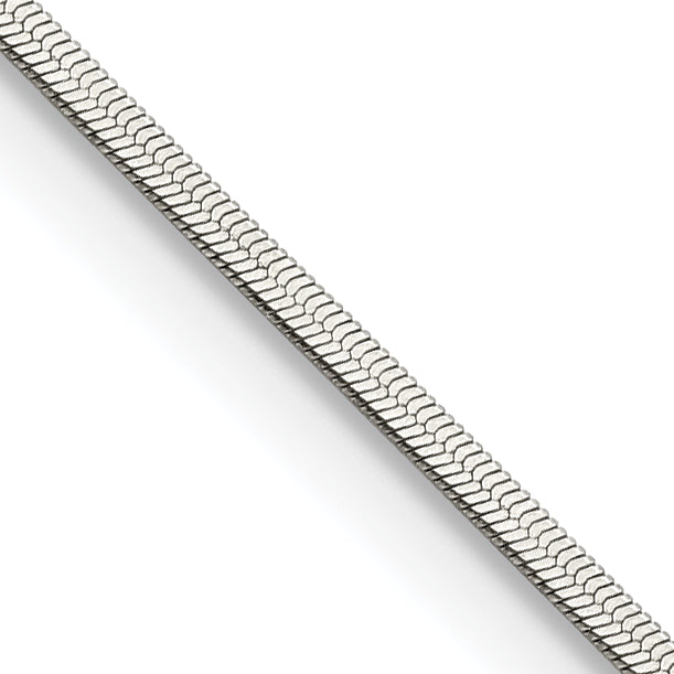 Chisel Stainless Steel Polished 1.8mm Herringbone Chain