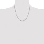 Women's Stainless Steel Herringbone Chain Necklace 2.4mm