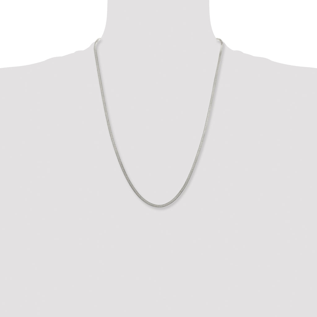 Chisel Stainless Steel Polished 3.3mm Herringbone Chain
