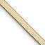 Gold-Tone Polished Herringbone Stainless Steel Chain Necklace 3.9mm