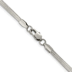 Women's Stainless Steel Herringbone Chain Necklace 3.4mm