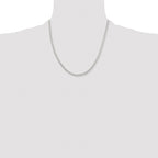 Women's Stainless Steel Herringbone Chain Necklace 3.4mm