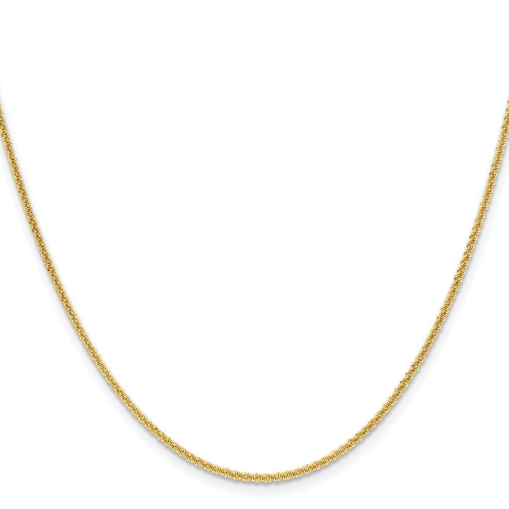 Chisel Stainless Steel Polished Yellow IP-plated 1.7mm Cyclone Chain