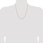 Women's Stainless Steel Cyclone Chain Necklace 1.7mm