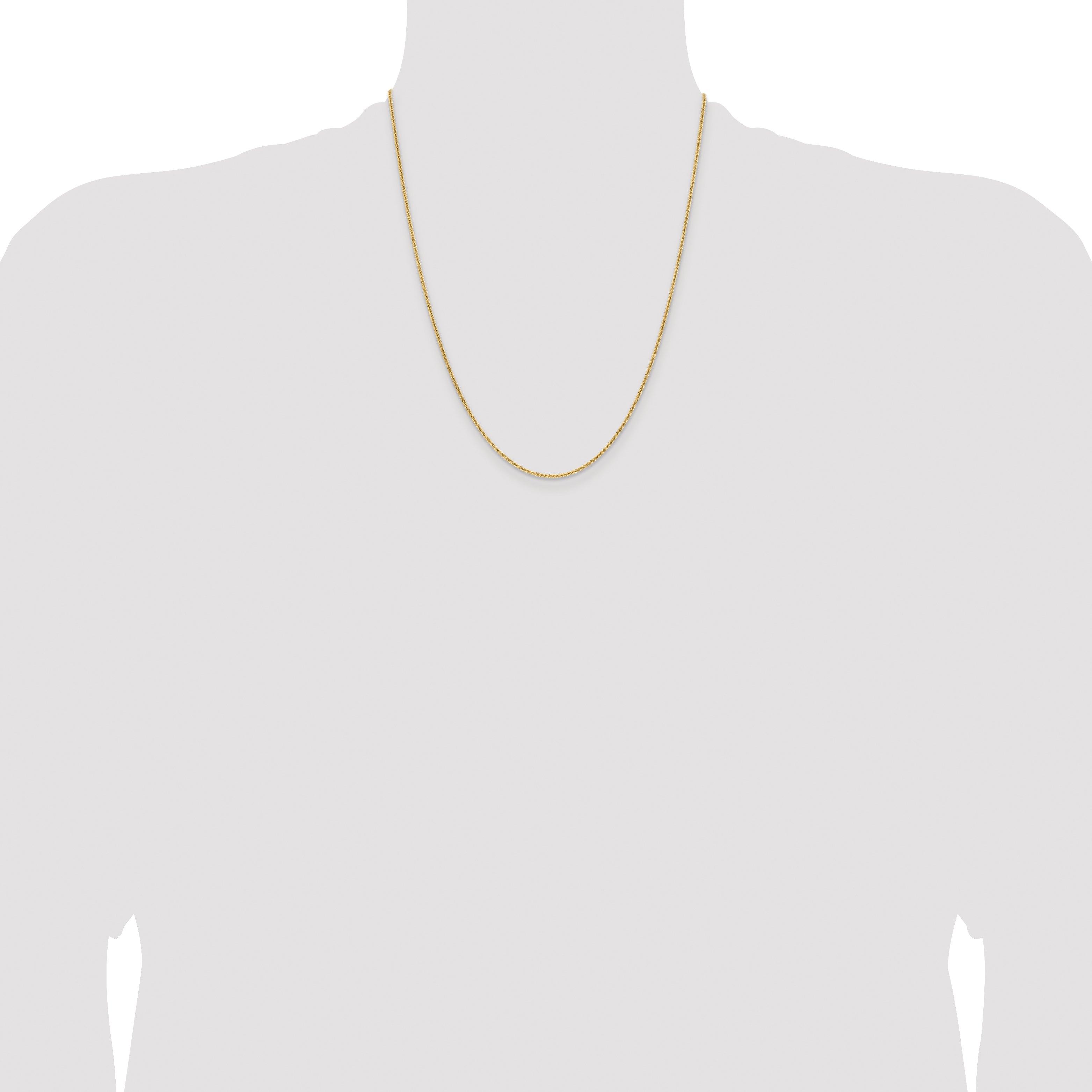 Women's Stainless Steel Cyclone Chain Necklace 1.7mm