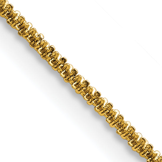 Women's Stainless Steel Cyclone Chain Necklace 1.7mm