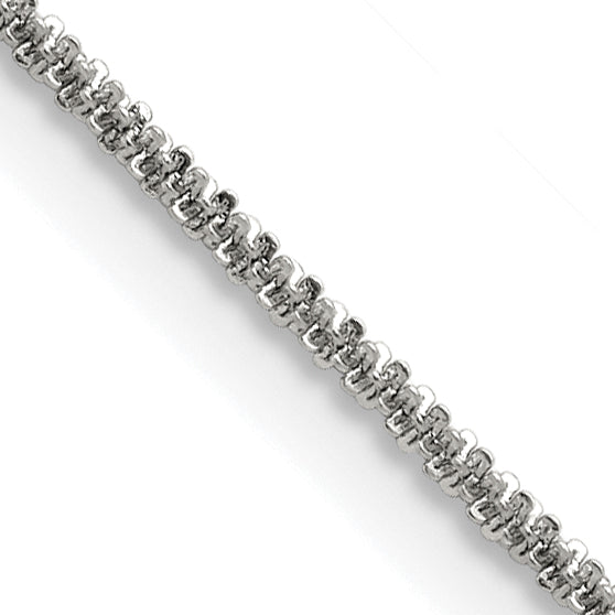 Chisel Stainless Steel Polished 1.7mm Cyclone Chain