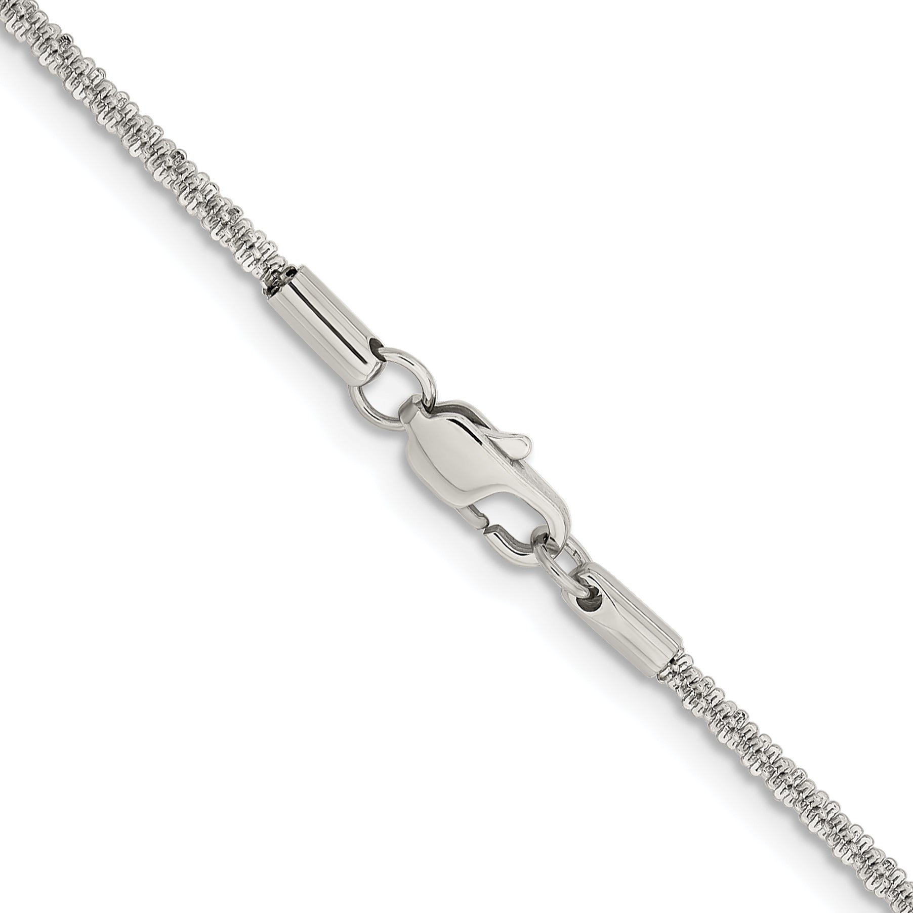 Chisel Stainless Steel Polished 2.2mm Cyclone Chain