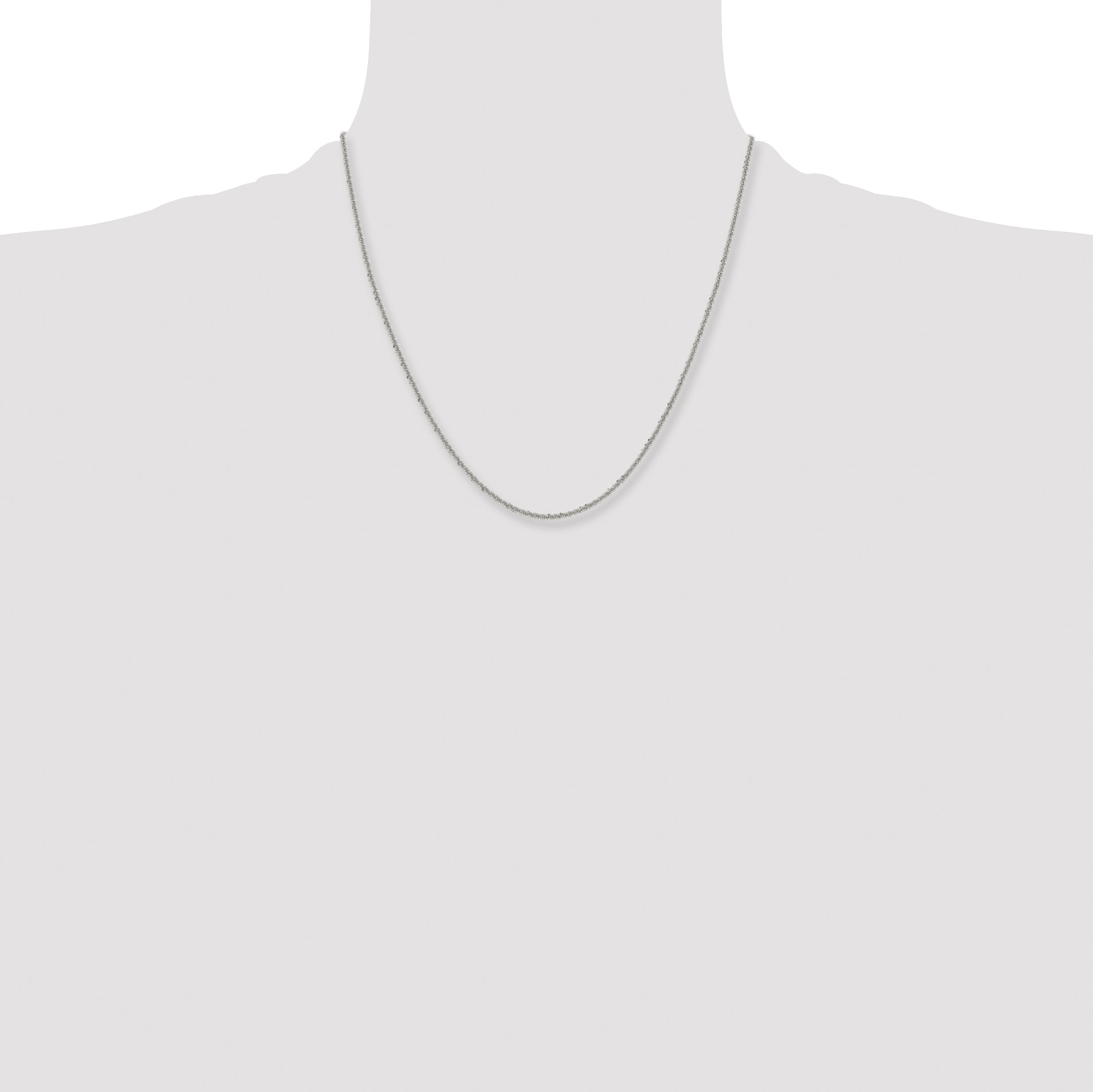 Women's Stainless Steel Cyclone Chain Necklace 2.2mm