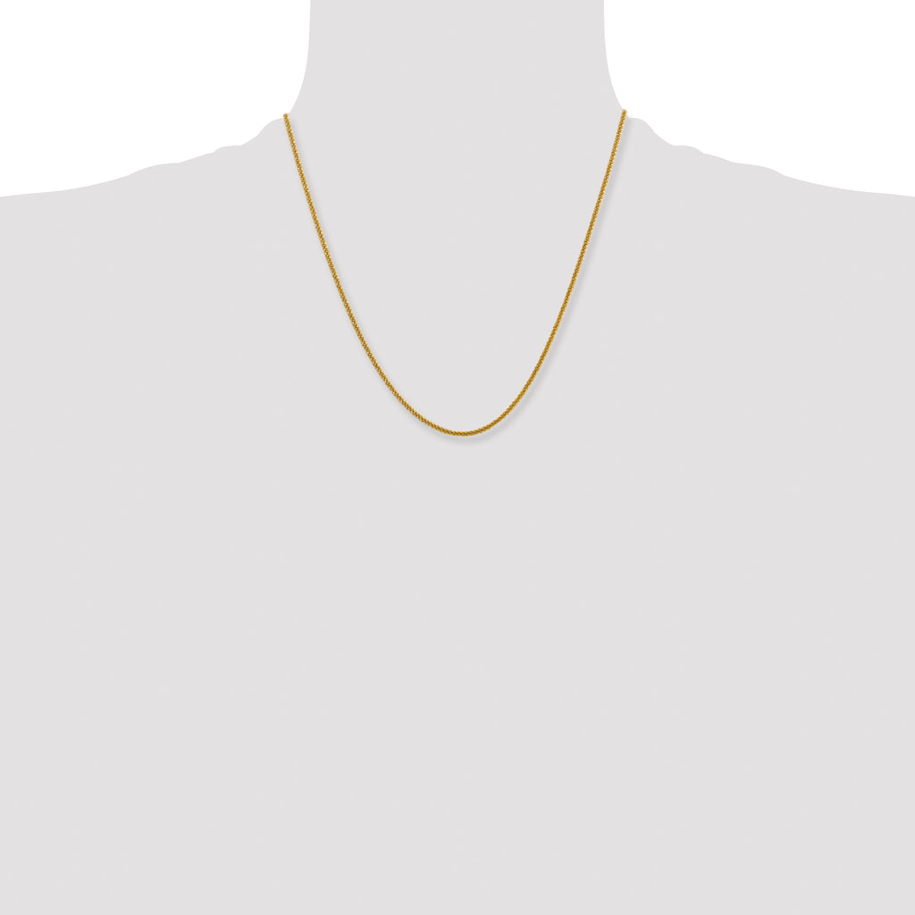 Women's Stainless Steel Cyclone Chain Necklace 2.2mm