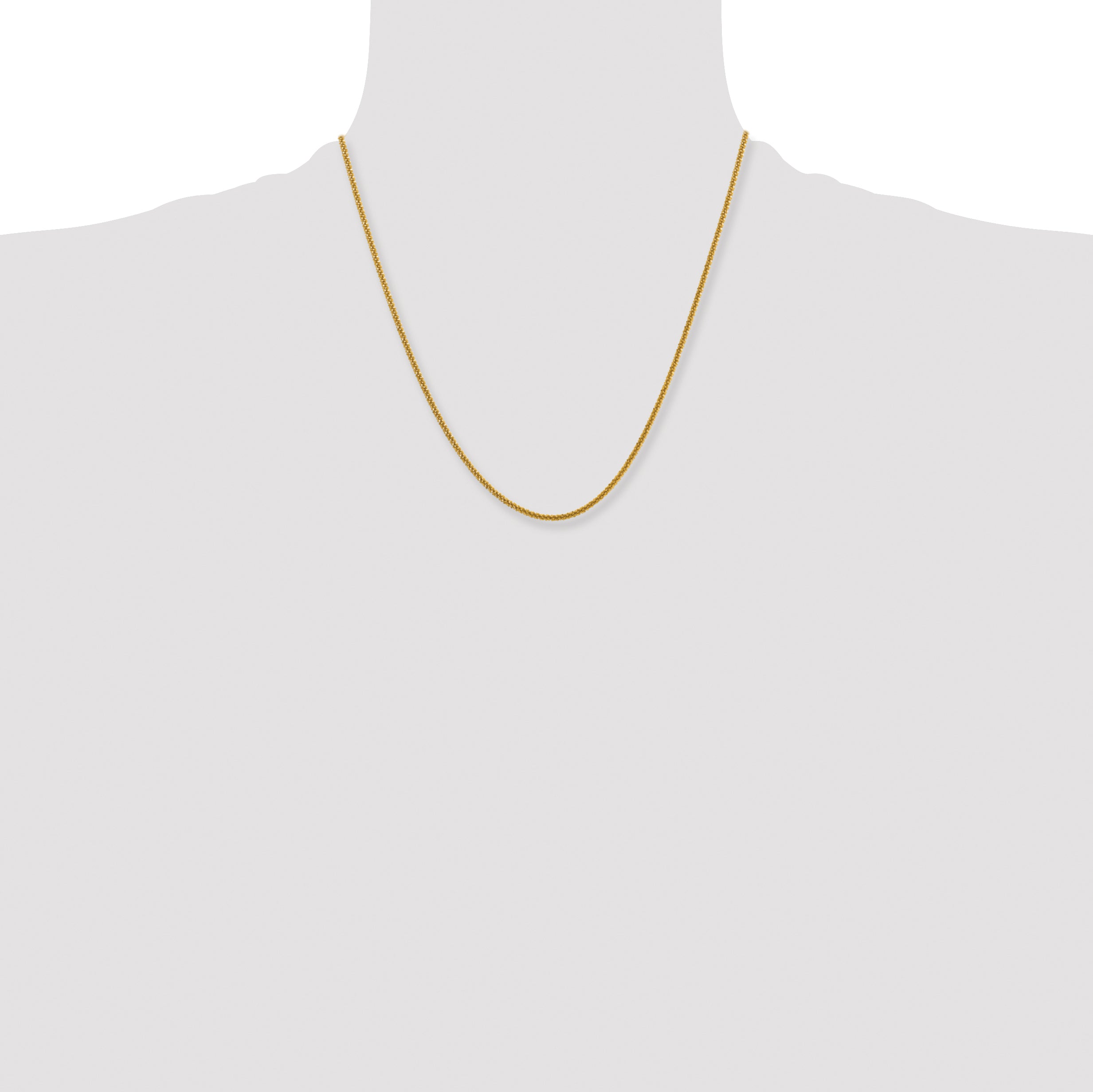 Women's Stainless Steel Cyclone Chain Necklace 2.2mm