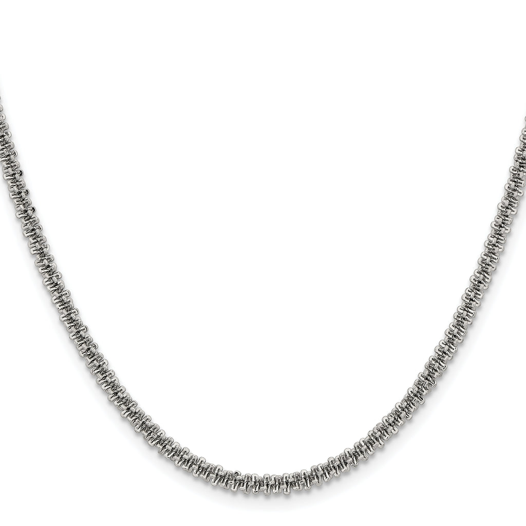Stainless Steel Cyclone Chain Necklace 3mm