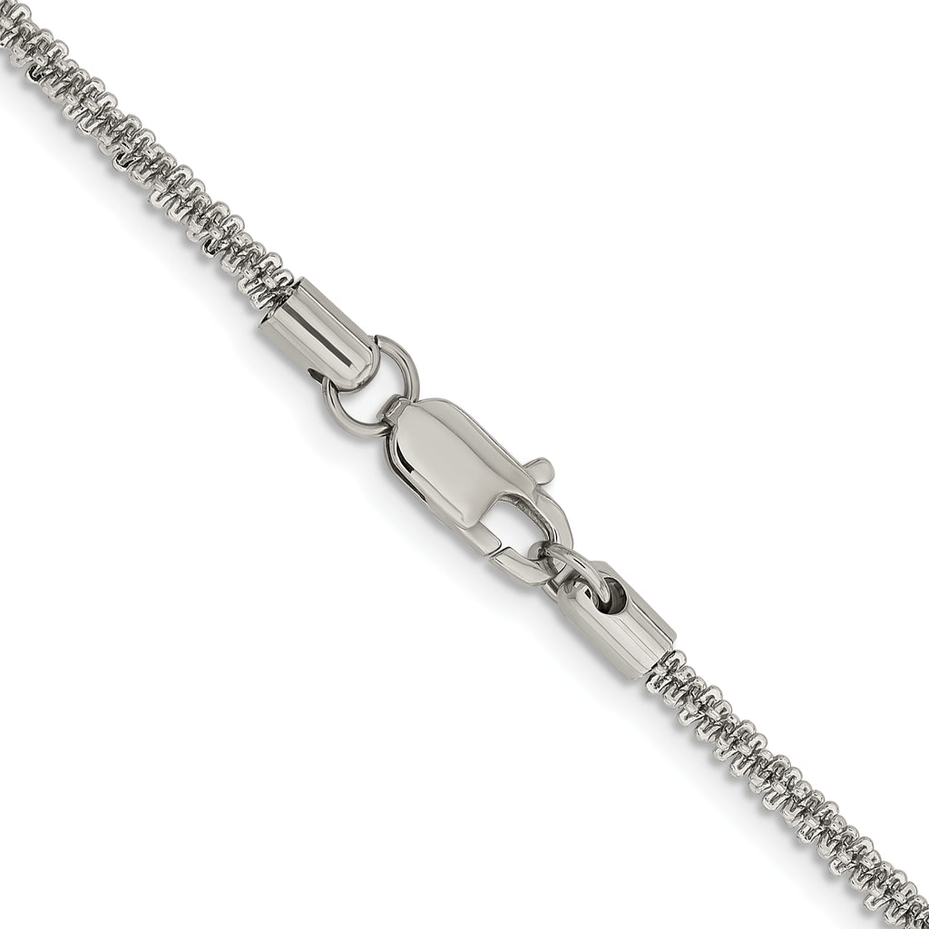 Chisel Stainless Steel Polished 3.3mm Cyclone Chain