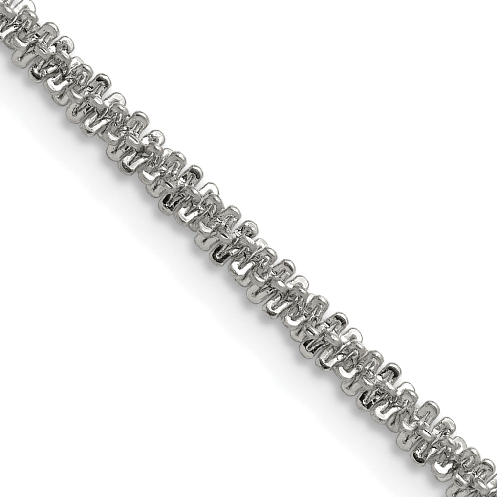 Chisel Stainless Steel Polished 3.3mm Cyclone Chain