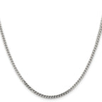 Chisel Stainless Steel Polished 2.5mm Franco Chain
