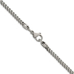 Chisel Stainless Steel Polished 2.5mm Franco Chain