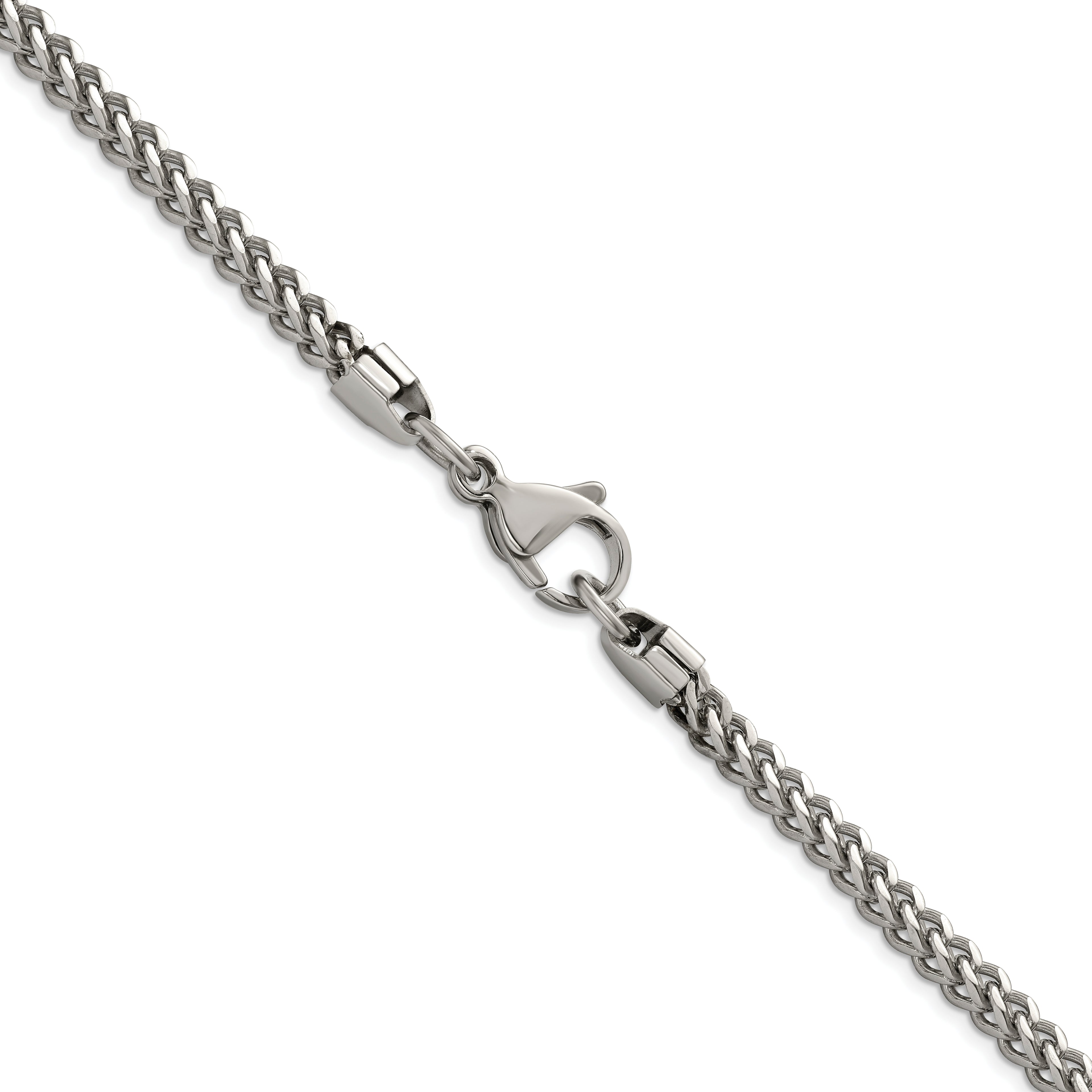 Chisel Stainless Steel Polished 2.5mm Franco Chain