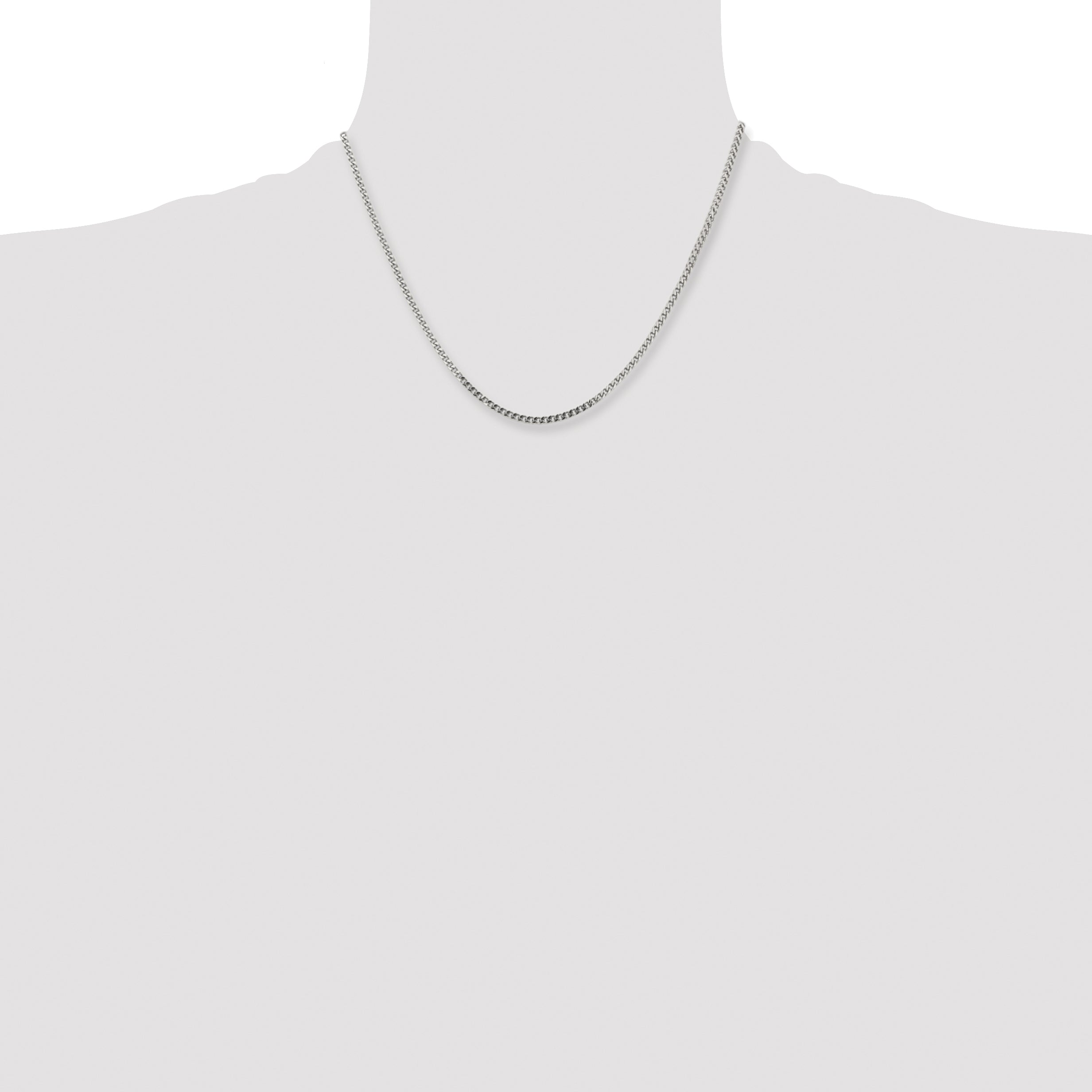 Stainless Steel Franco Chain Necklace 2.5mm