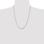 Chisel Stainless Steel Polished 2.5mm Franco Chain